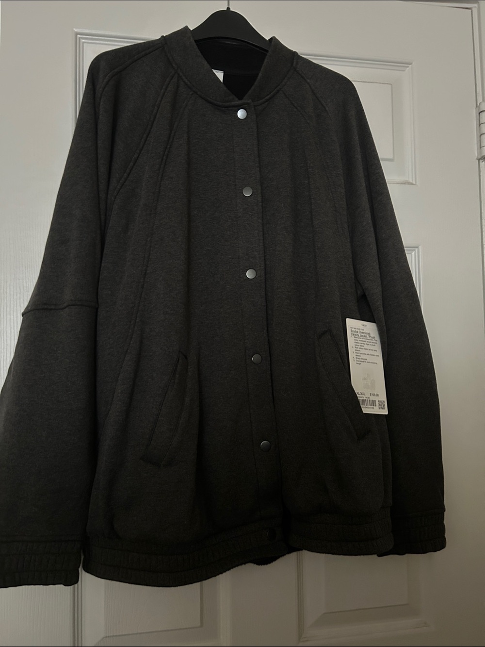 lululemon athletica Dark Charcoal Bomber Jacket